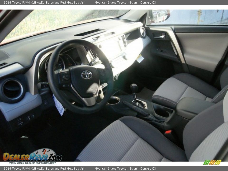 2014 Toyota RAV4 XLE AWD Barcelona Red Metallic / Ash Photo #5