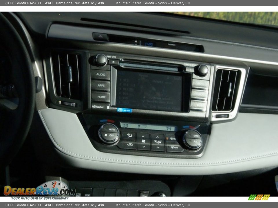 2014 Toyota RAV4 XLE AWD Barcelona Red Metallic / Ash Photo #6