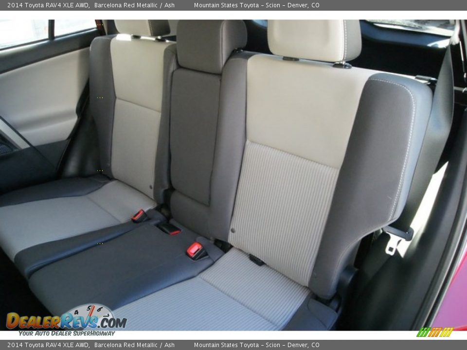2014 Toyota RAV4 XLE AWD Barcelona Red Metallic / Ash Photo #7