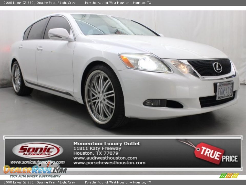 2008 Lexus GS 350 Opaline Pearl / Light Gray Photo #1