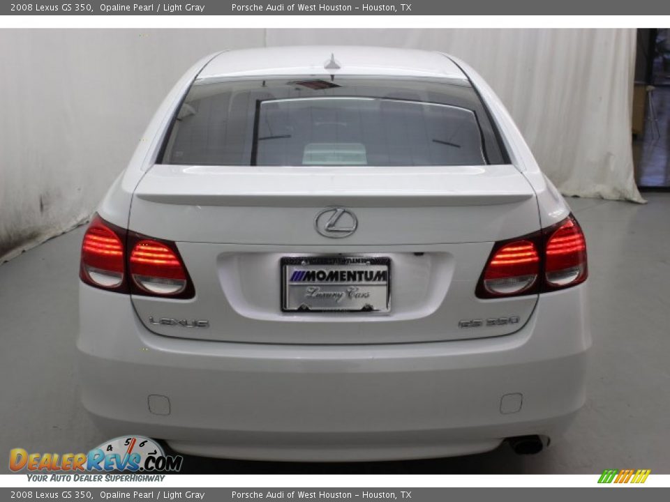 2008 Lexus GS 350 Opaline Pearl / Light Gray Photo #5