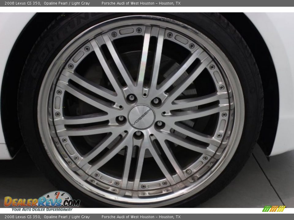 2008 Lexus GS 350 Opaline Pearl / Light Gray Photo #9