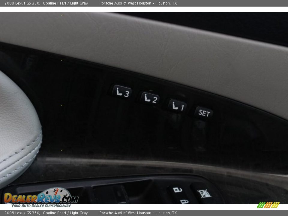 2008 Lexus GS 350 Opaline Pearl / Light Gray Photo #13