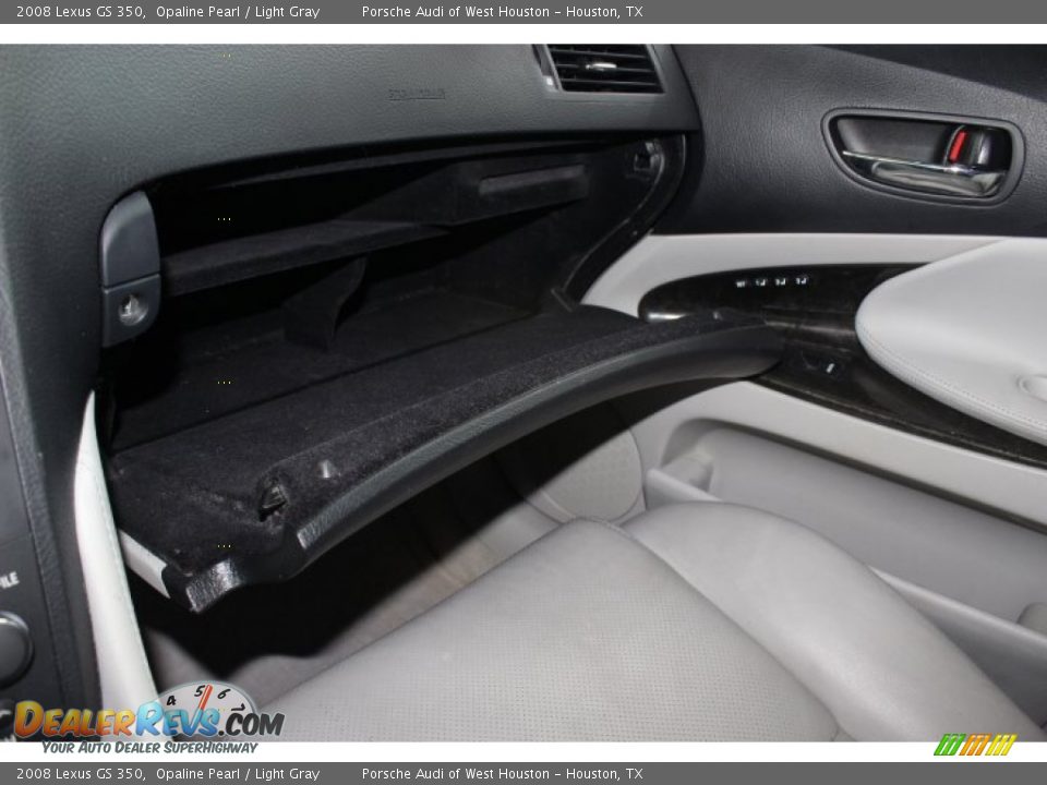 2008 Lexus GS 350 Opaline Pearl / Light Gray Photo #22
