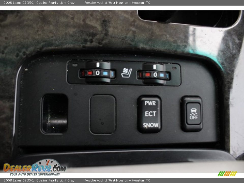 2008 Lexus GS 350 Opaline Pearl / Light Gray Photo #25