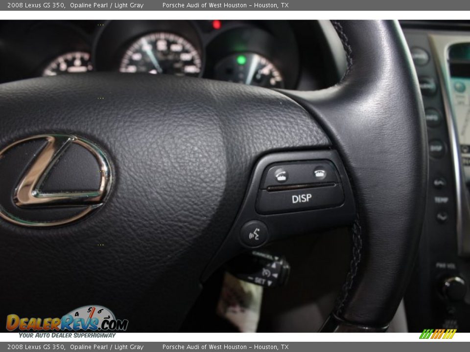 2008 Lexus GS 350 Opaline Pearl / Light Gray Photo #27