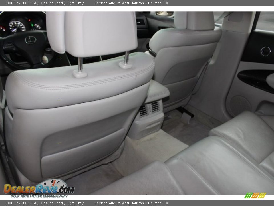 2008 Lexus GS 350 Opaline Pearl / Light Gray Photo #31