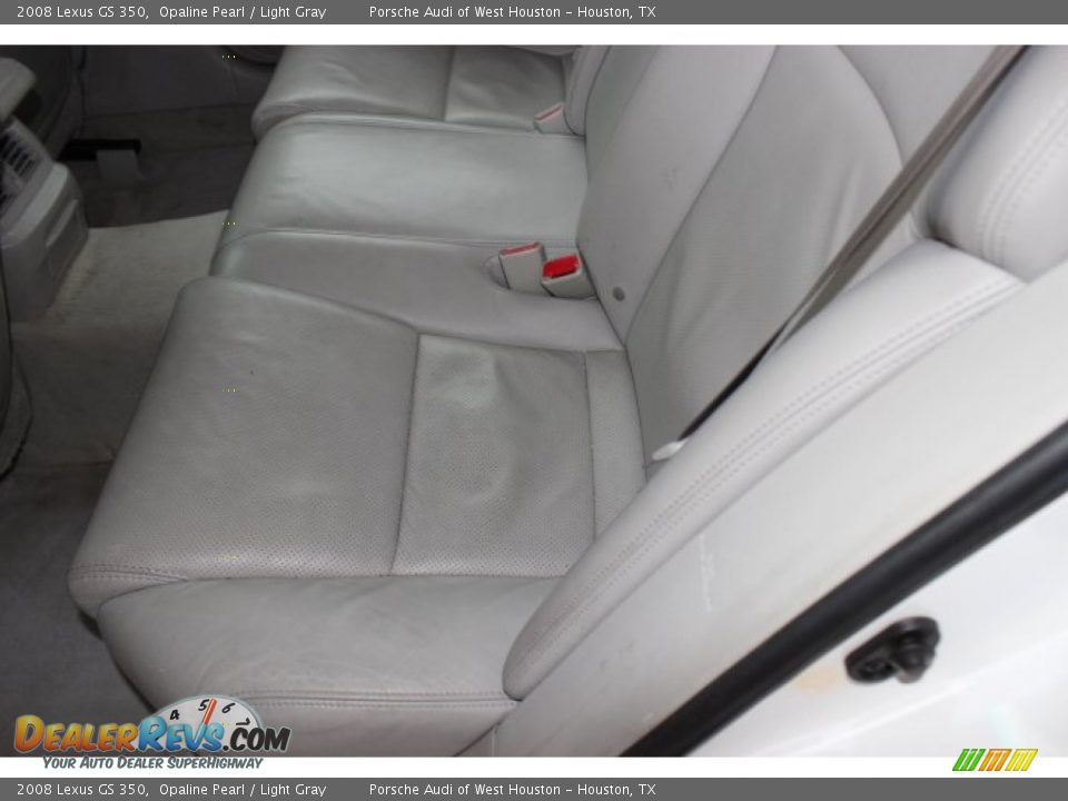 2008 Lexus GS 350 Opaline Pearl / Light Gray Photo #32