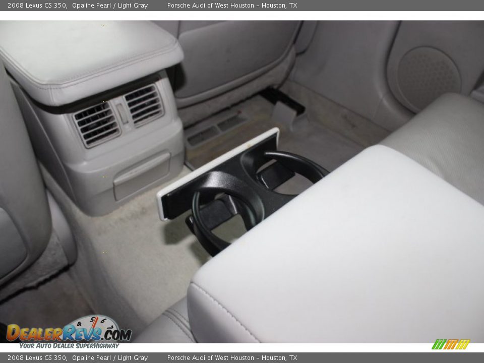 2008 Lexus GS 350 Opaline Pearl / Light Gray Photo #33
