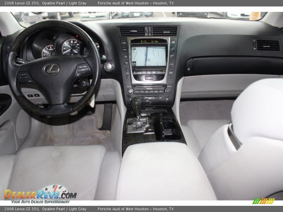 2008 Lexus GS 350 Opaline Pearl / Light Gray Photo #34