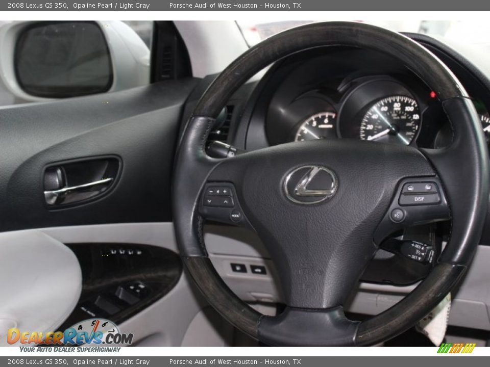 2008 Lexus GS 350 Opaline Pearl / Light Gray Photo #35