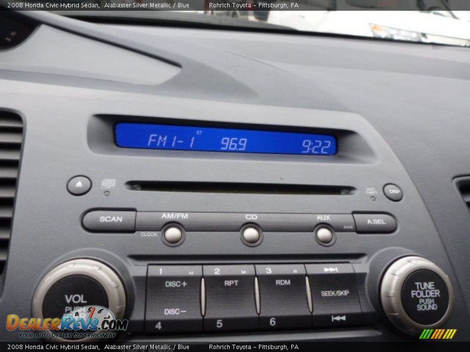 Controls of 2008 Honda Civic Hybrid Sedan Photo #23