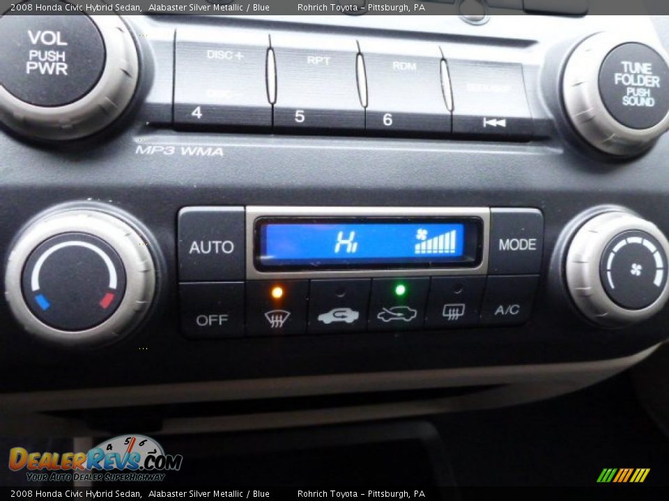Controls of 2008 Honda Civic Hybrid Sedan Photo #24