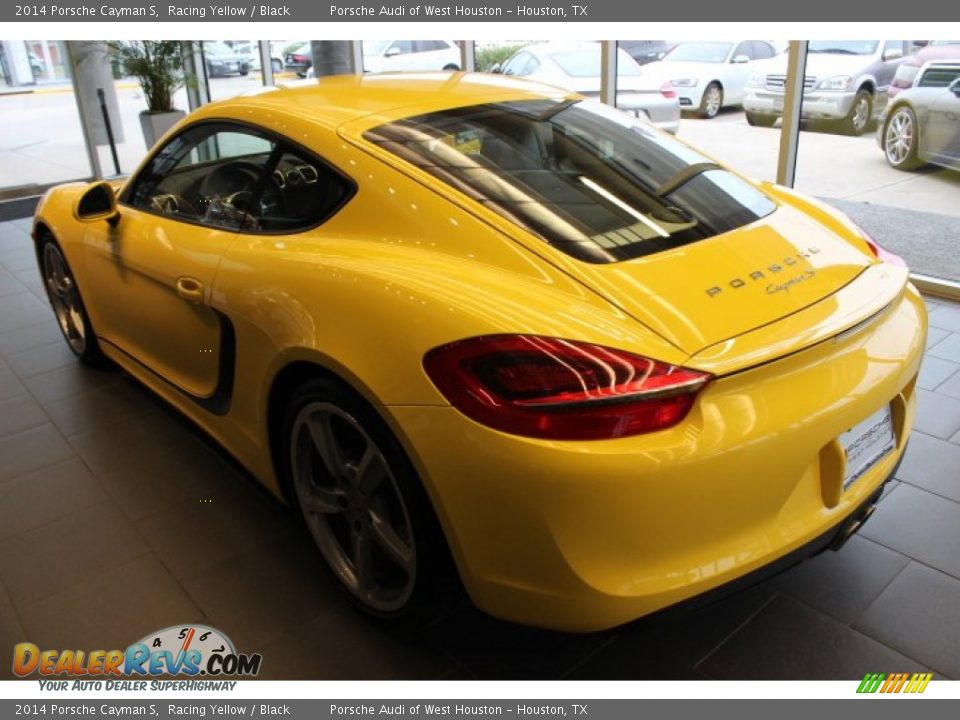 2014 Porsche Cayman S Racing Yellow / Black Photo #5