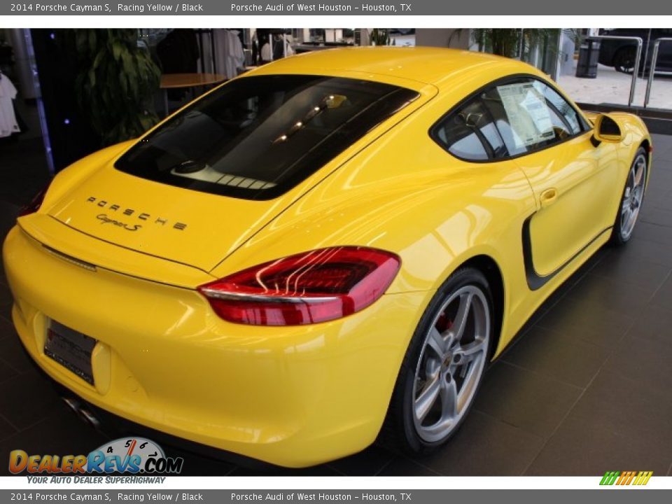 2014 Porsche Cayman S Racing Yellow / Black Photo #7