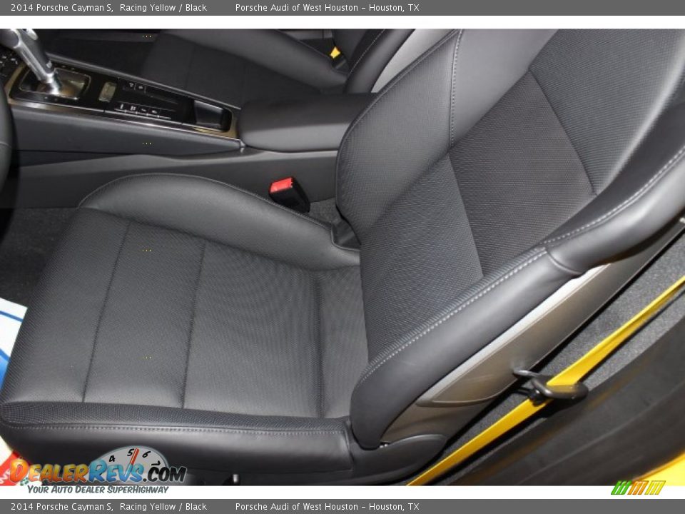 2014 Porsche Cayman S Racing Yellow / Black Photo #12