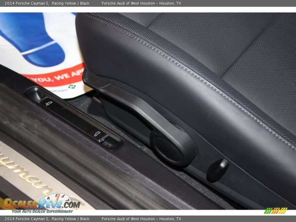 2014 Porsche Cayman S Racing Yellow / Black Photo #13
