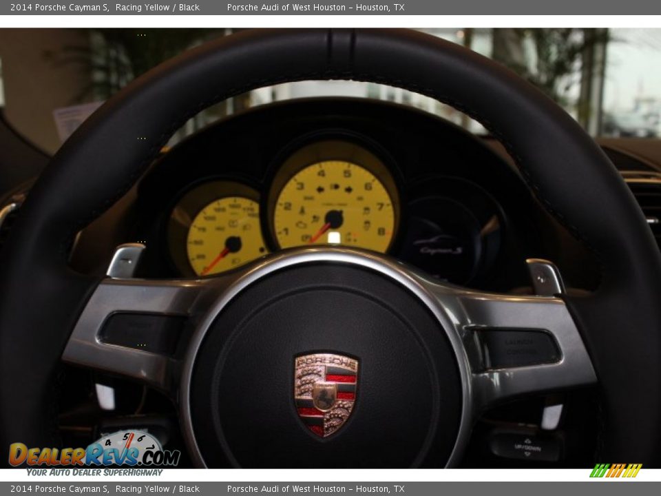 2014 Porsche Cayman S Racing Yellow / Black Photo #20