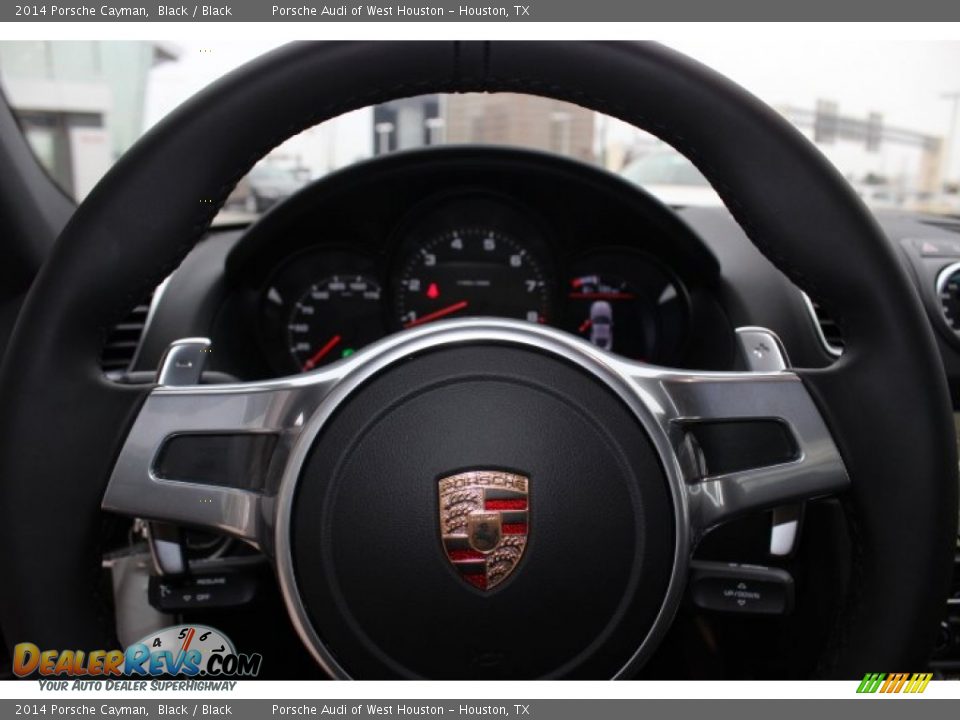 2014 Porsche Cayman Black / Black Photo #21