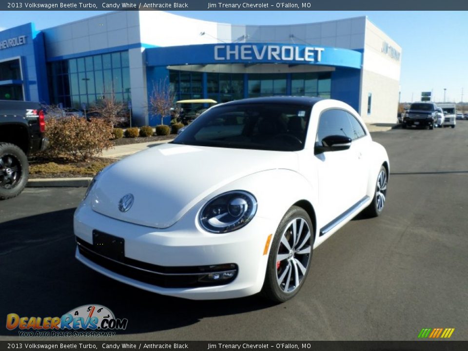 2013 Volkswagen Beetle Turbo Candy White / Anthracite Black Photo #1