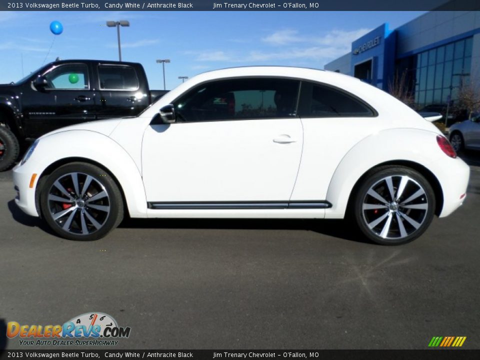2013 Volkswagen Beetle Turbo Candy White / Anthracite Black Photo #2