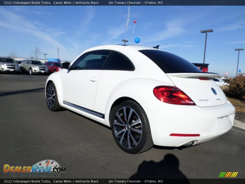 2013 Volkswagen Beetle Turbo Candy White / Anthracite Black Photo #3