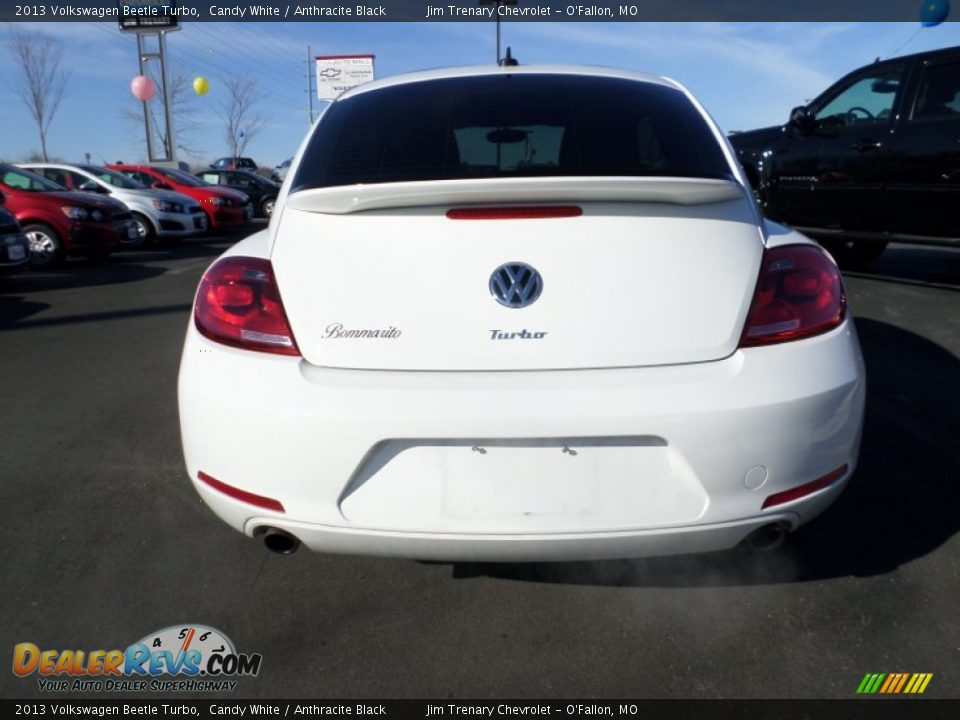 2013 Volkswagen Beetle Turbo Candy White / Anthracite Black Photo #5