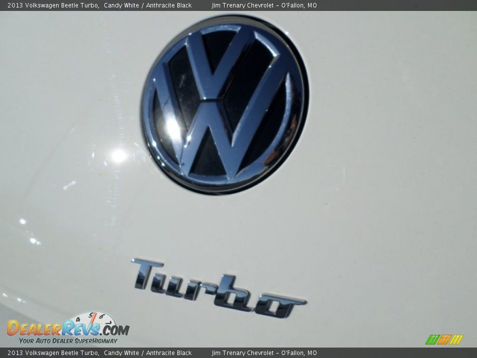 2013 Volkswagen Beetle Turbo Candy White / Anthracite Black Photo #6