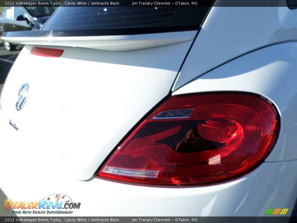 2013 Volkswagen Beetle Turbo Candy White / Anthracite Black Photo #7