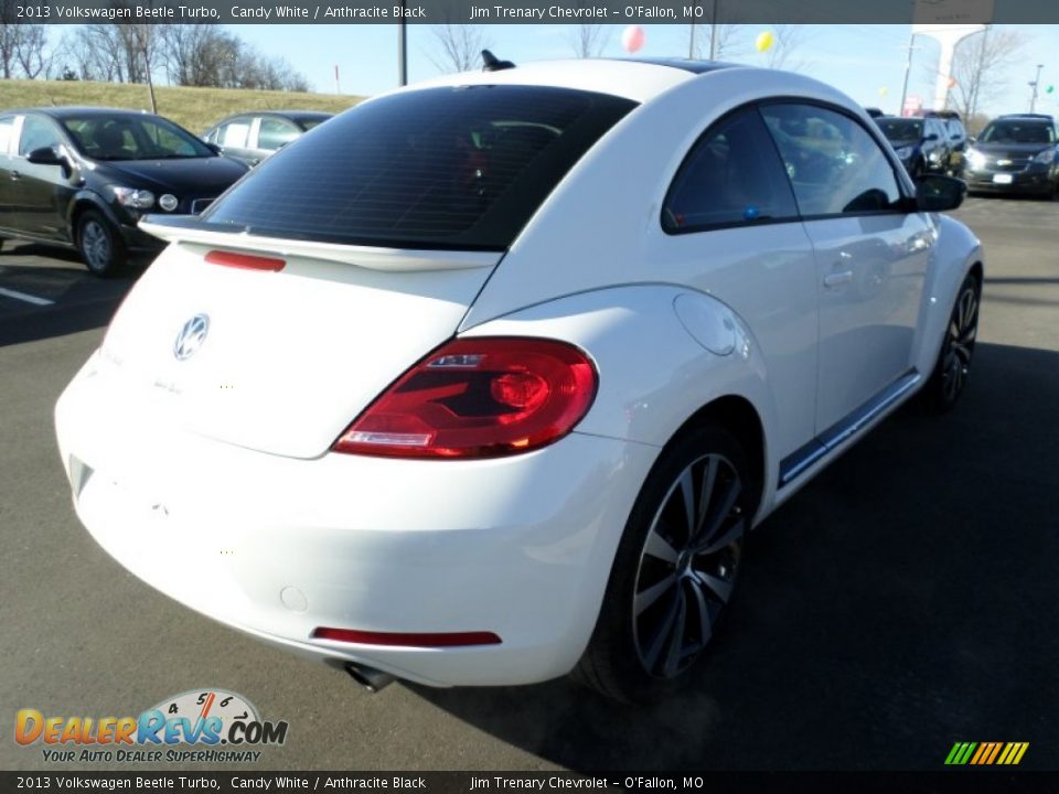 2013 Volkswagen Beetle Turbo Candy White / Anthracite Black Photo #8