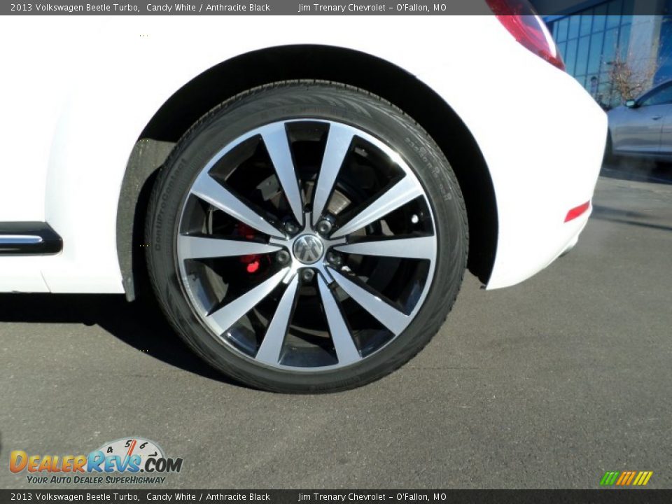 2013 Volkswagen Beetle Turbo Candy White / Anthracite Black Photo #9