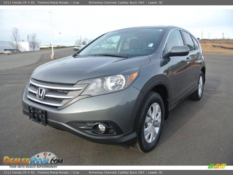 2013 Honda CR-V EX Polished Metal Metallic / Gray Photo #2