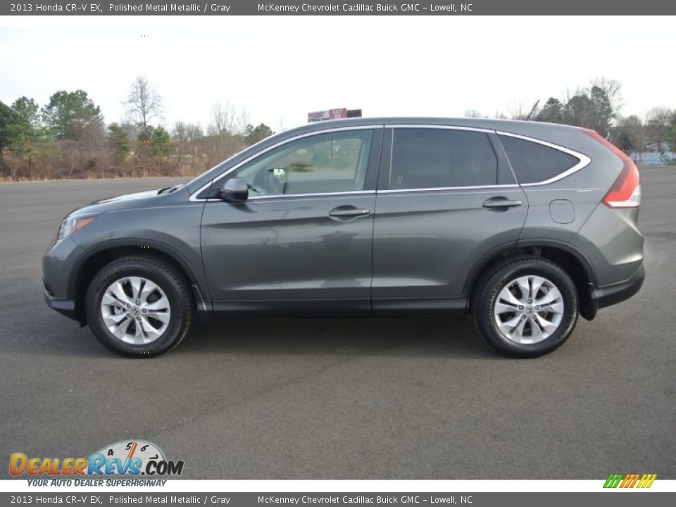 2013 Honda CR-V EX Polished Metal Metallic / Gray Photo #3