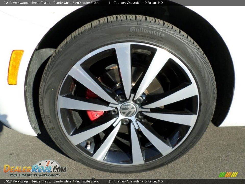 2013 Volkswagen Beetle Turbo Candy White / Anthracite Black Photo #12