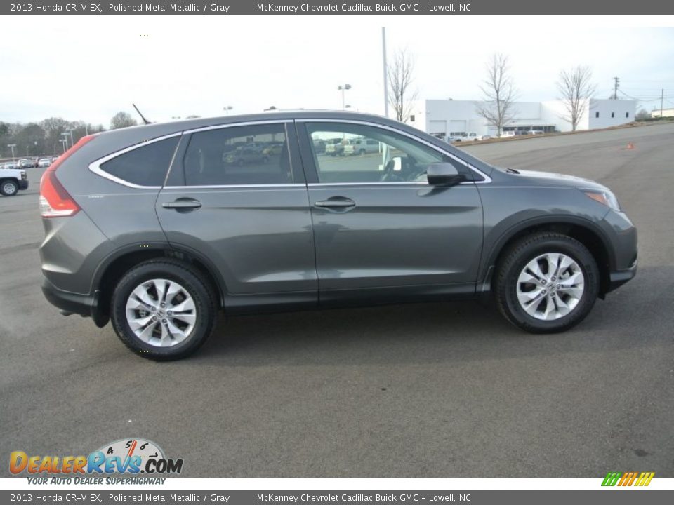 2013 Honda CR-V EX Polished Metal Metallic / Gray Photo #6