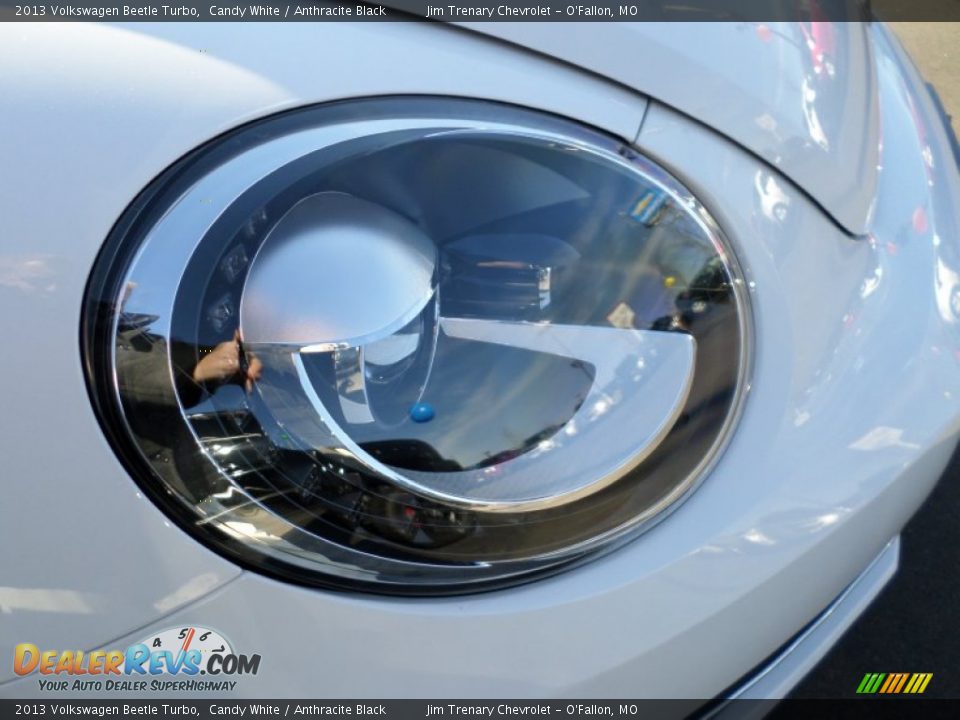2013 Volkswagen Beetle Turbo Candy White / Anthracite Black Photo #16