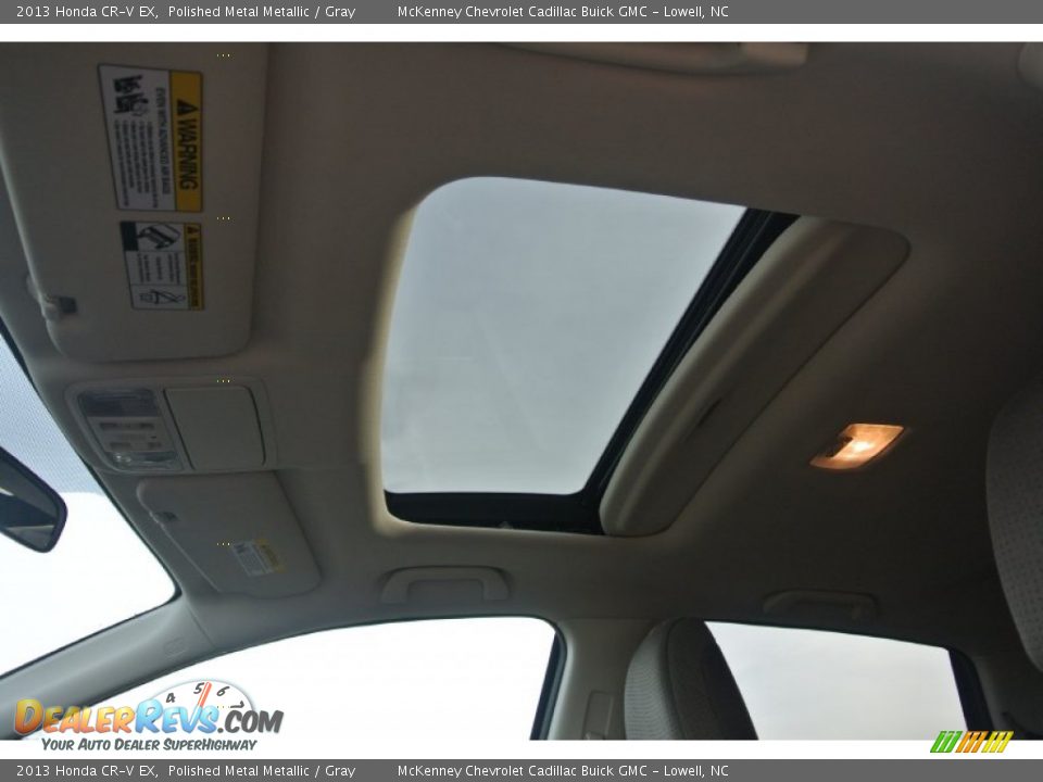 2013 Honda CR-V EX Polished Metal Metallic / Gray Photo #8