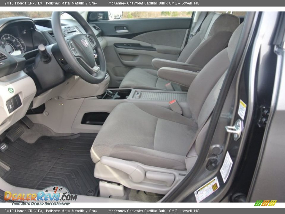 2013 Honda CR-V EX Polished Metal Metallic / Gray Photo #9
