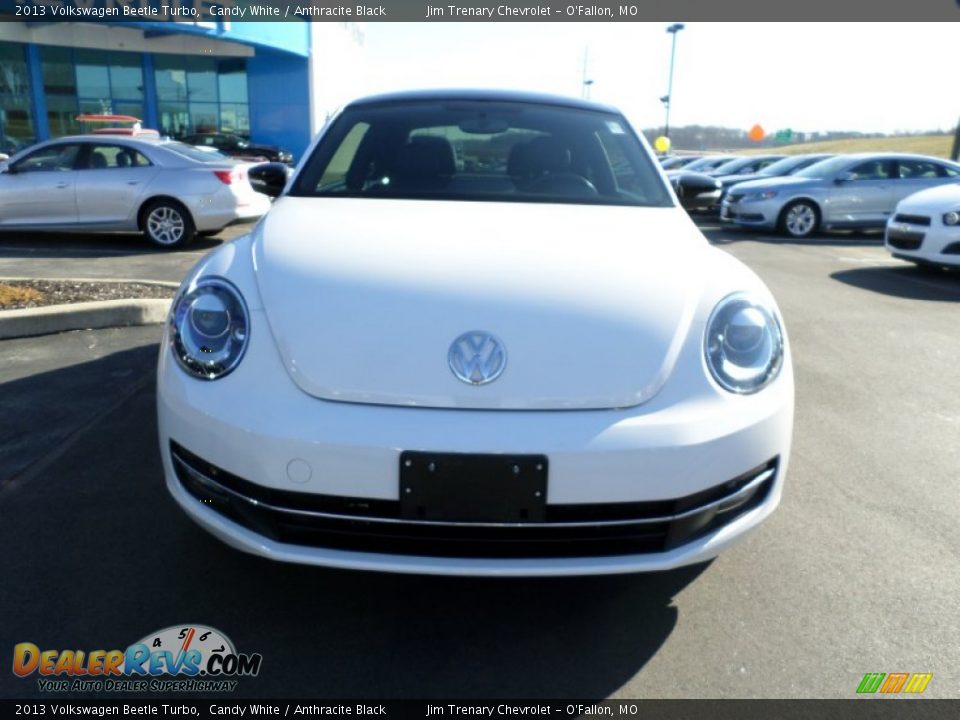 2013 Volkswagen Beetle Turbo Candy White / Anthracite Black Photo #18