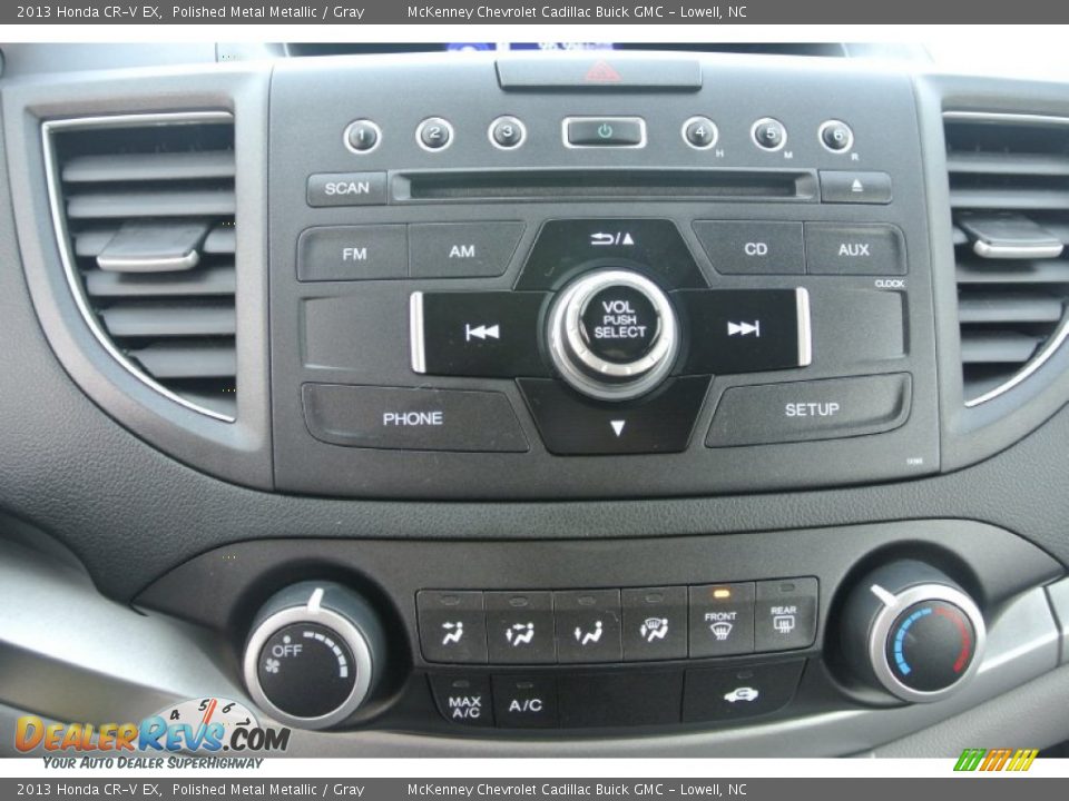 2013 Honda CR-V EX Polished Metal Metallic / Gray Photo #11