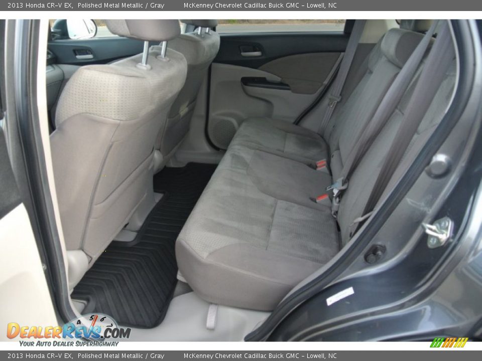 2013 Honda CR-V EX Polished Metal Metallic / Gray Photo #15