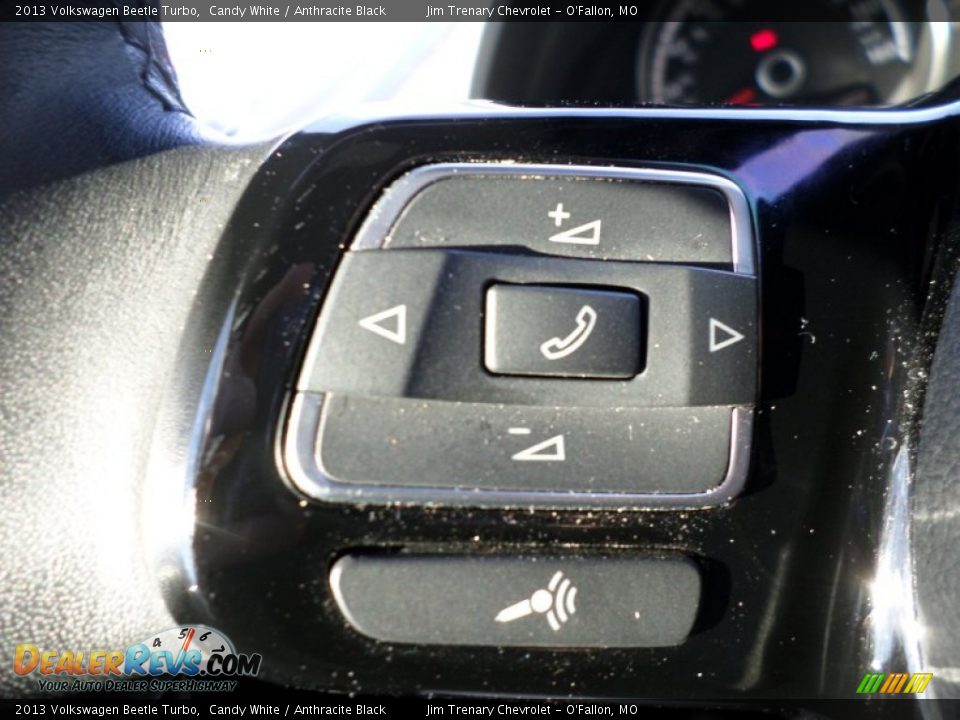 2013 Volkswagen Beetle Turbo Candy White / Anthracite Black Photo #24