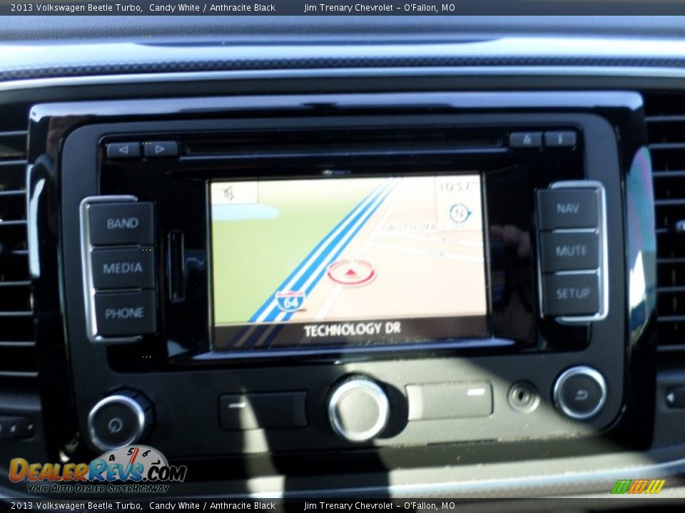 2013 Volkswagen Beetle Turbo Candy White / Anthracite Black Photo #25