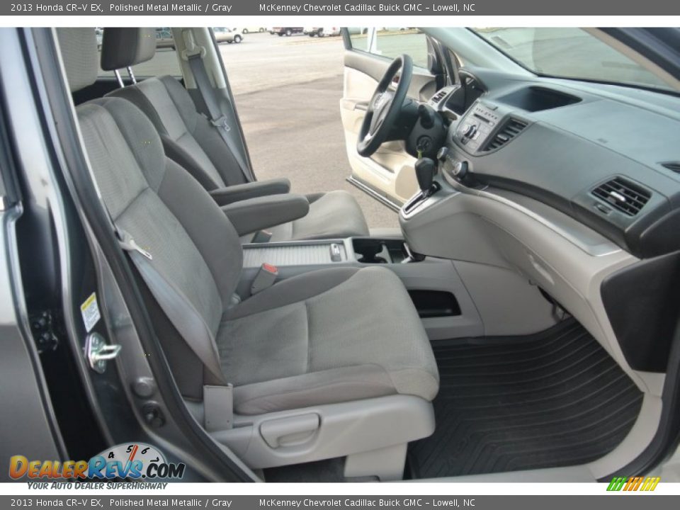 2013 Honda CR-V EX Polished Metal Metallic / Gray Photo #19