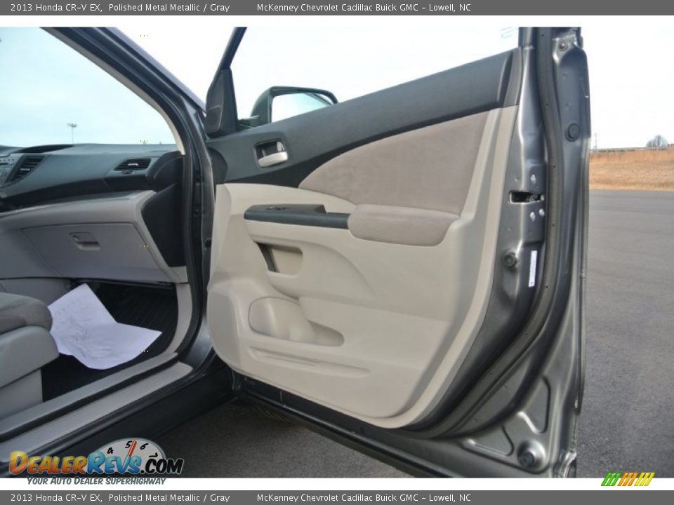 2013 Honda CR-V EX Polished Metal Metallic / Gray Photo #20