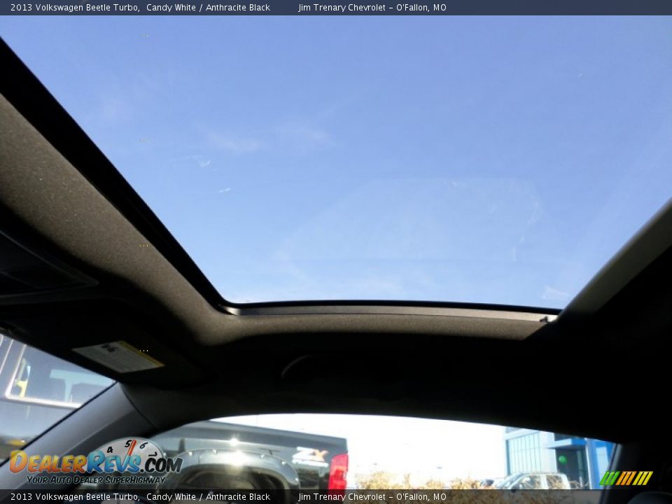 2013 Volkswagen Beetle Turbo Candy White / Anthracite Black Photo #28