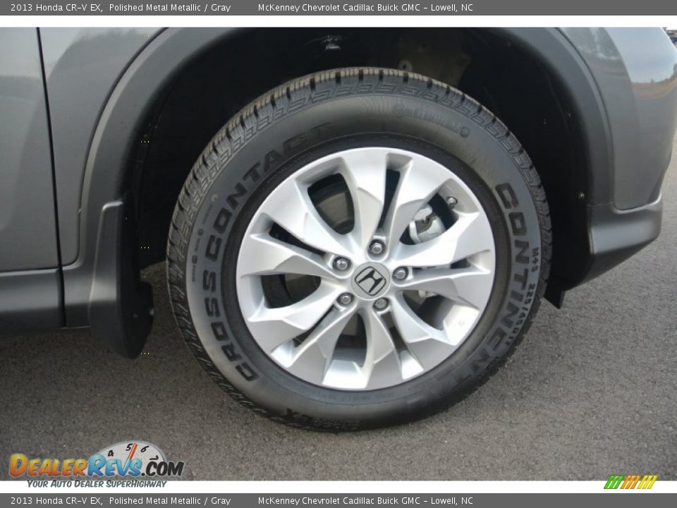 2013 Honda CR-V EX Polished Metal Metallic / Gray Photo #21