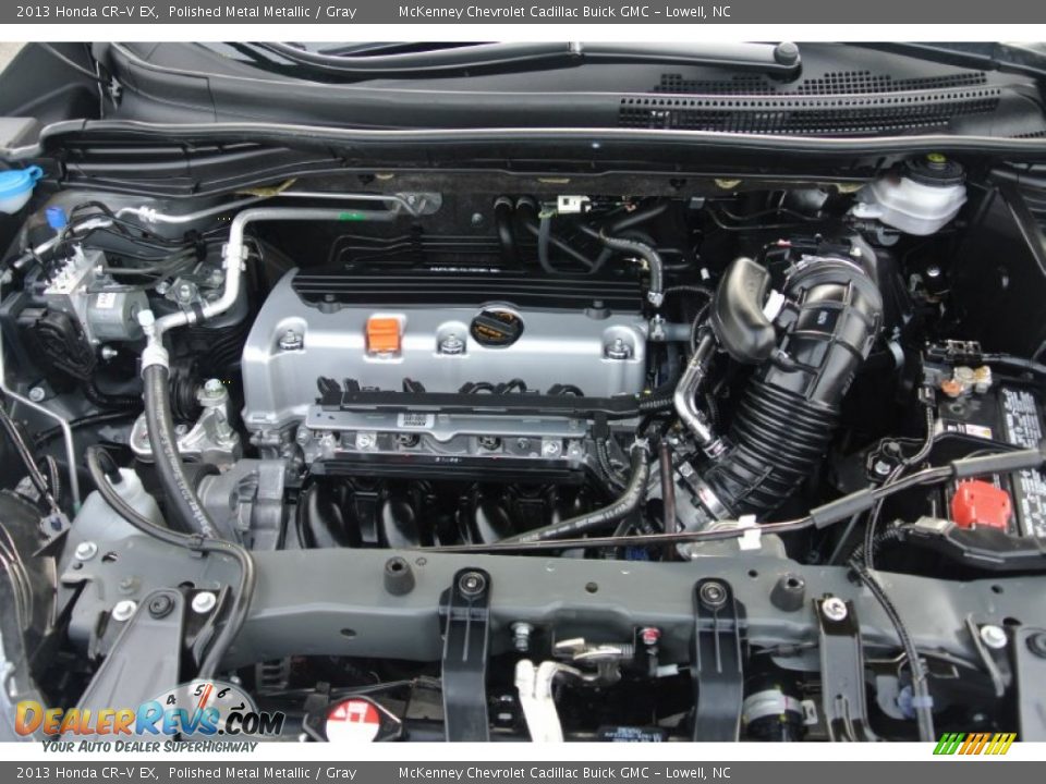 2013 Honda CR-V EX Polished Metal Metallic / Gray Photo #22