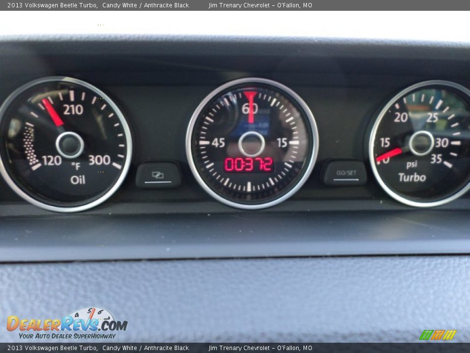 2013 Volkswagen Beetle Turbo Candy White / Anthracite Black Photo #30