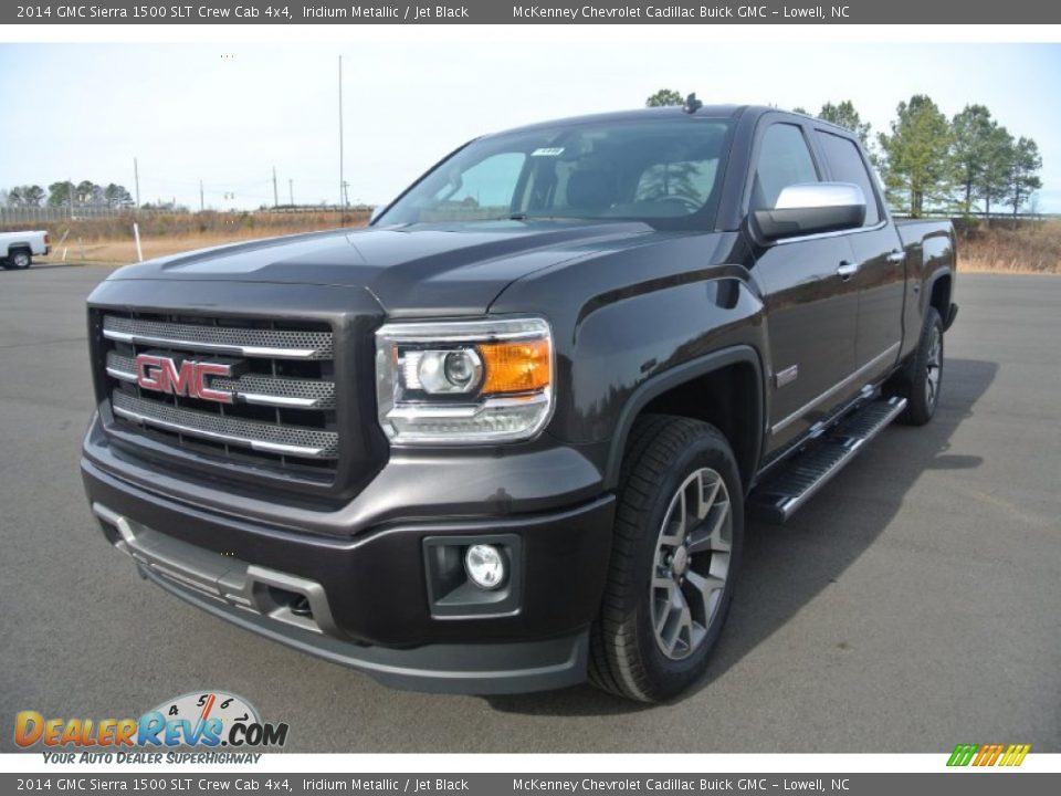 2014 GMC Sierra 1500 SLT Crew Cab 4x4 Iridium Metallic / Jet Black Photo #2